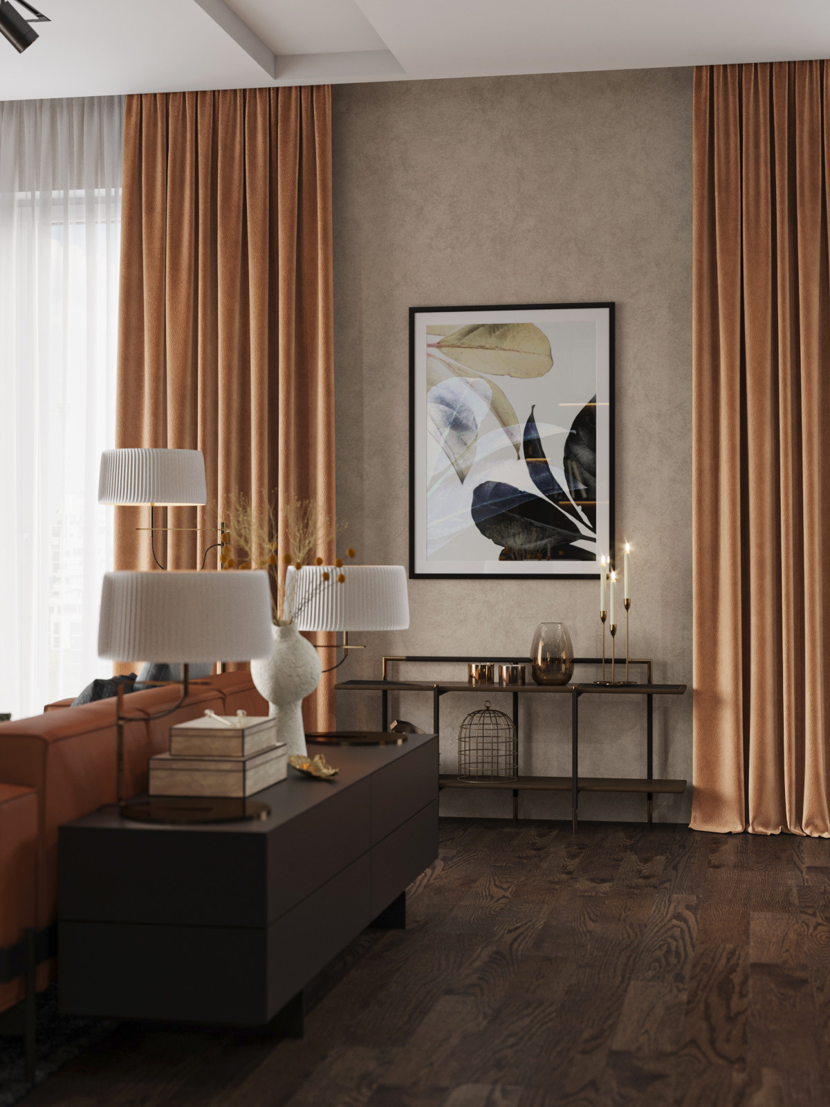 Интерьер с "мужским характером"