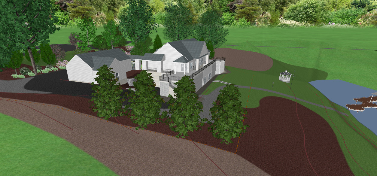 3D Site Plan Rendering