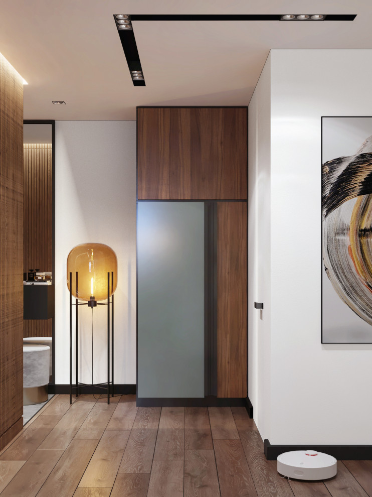 Дизайн проект квартиры 56 м2, Skyline, Казань, 2021г.