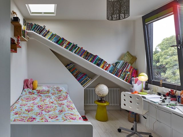 Graham Road contemporaneo-dormitorio-infantil
