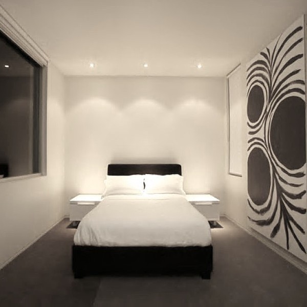 Contemporary bedroom in Geelong.