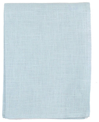 pale blue towels
