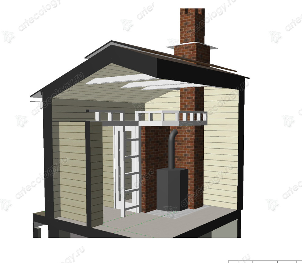 Small House "Ship" 18 sqm