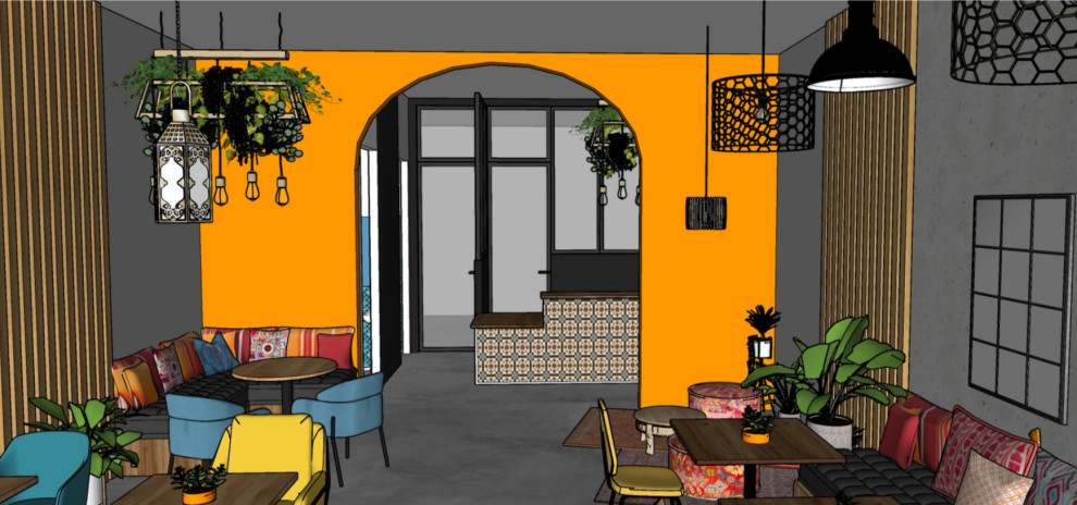 Aménagement d'un restaurant / Projet en cours