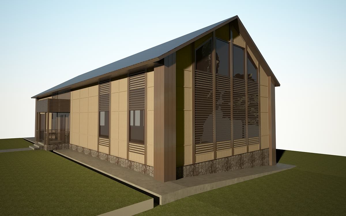 Разработка фасадов для жилого дома