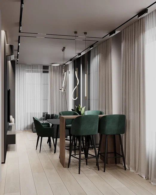 Ремонт квартиры свободной планировки для супружеской пары