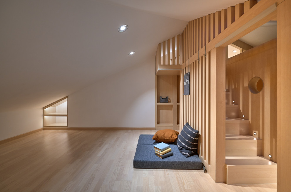 Мансарда для детей.  Публикация AD