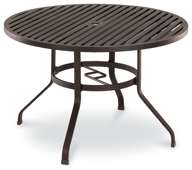 La Jolla 48 Round Dining Table, 48 Round Patio Table And Chairs