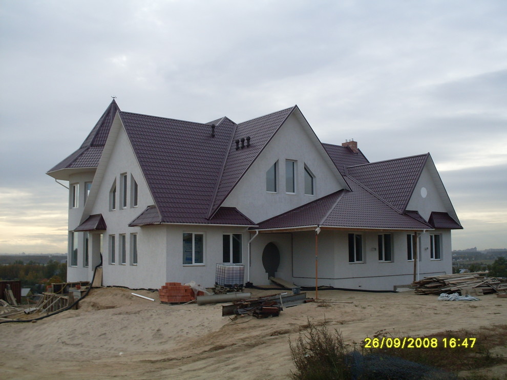 Утепление и штукатурка фасада загородного дома п. Суоаранда, Всеволожский р-н