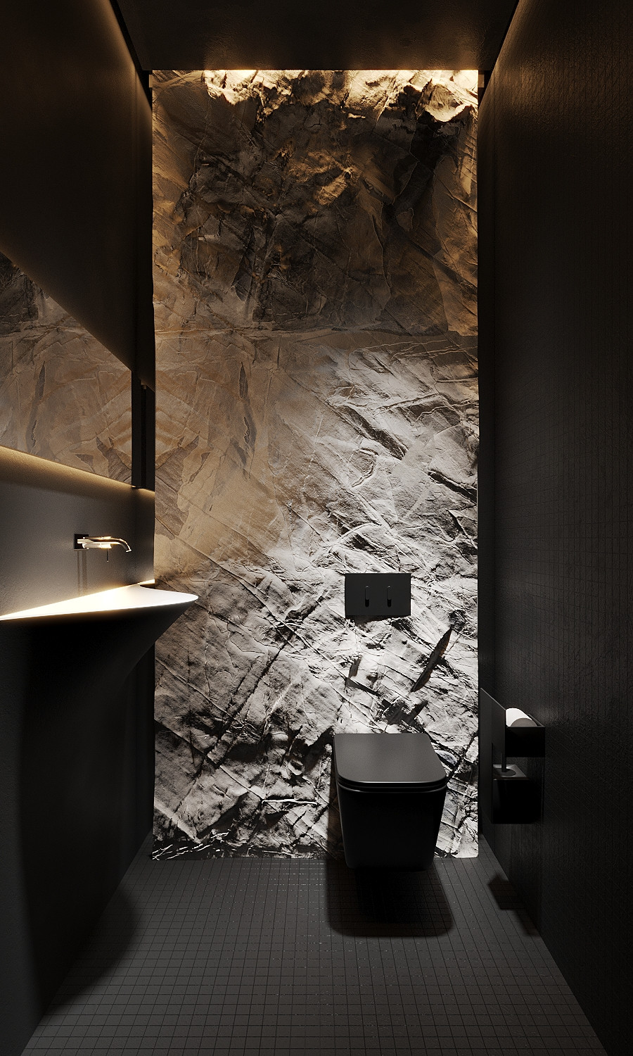 Квартира-студия в небоскребе.