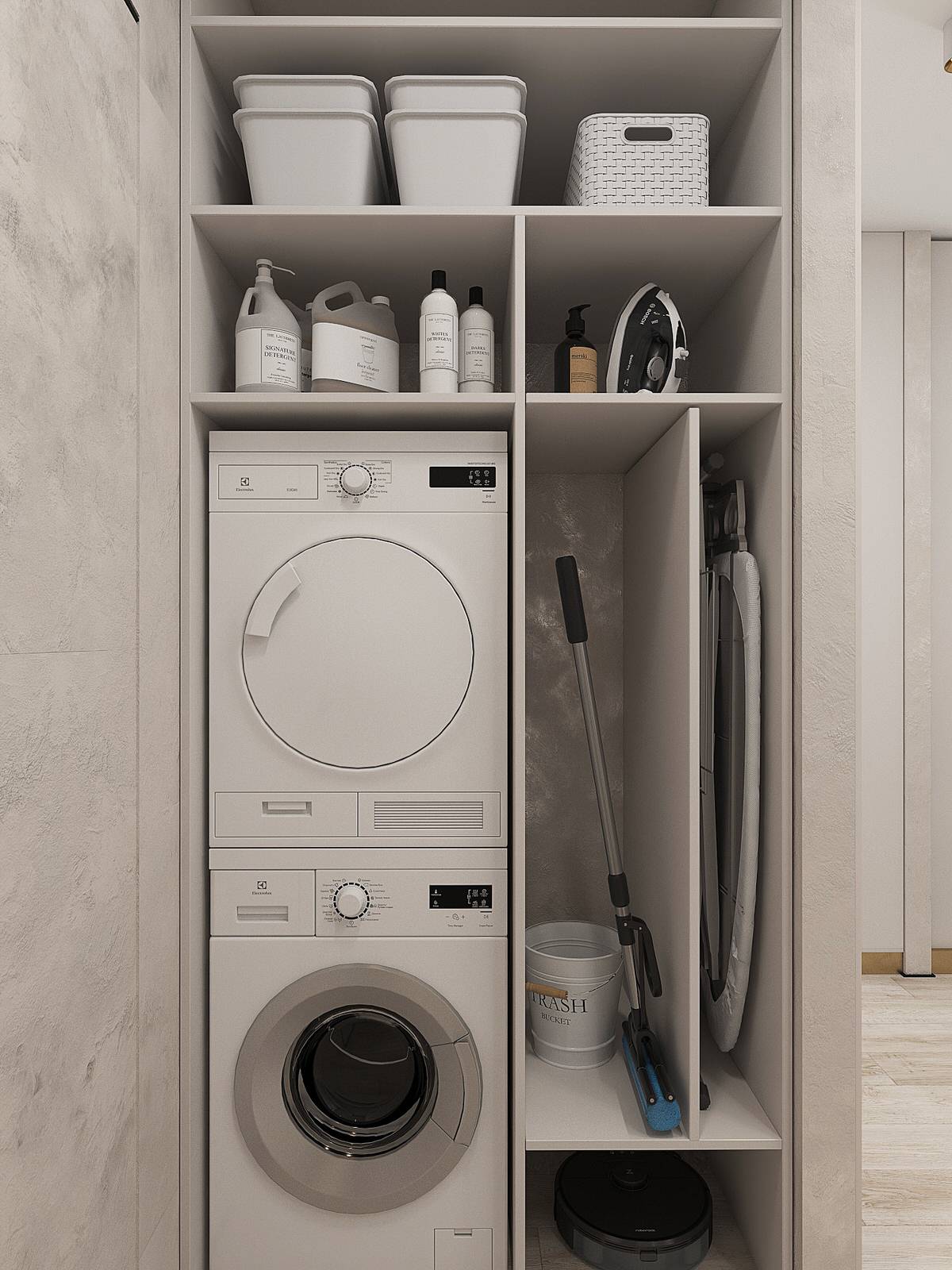 Пространство для семьи с двумя детьми. Москва, ЖК Западный порт