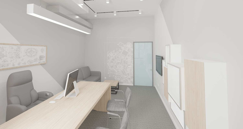 Дизайн интерьера Научно-Исследовательского и Проектного Института "ПЕГАЗ"