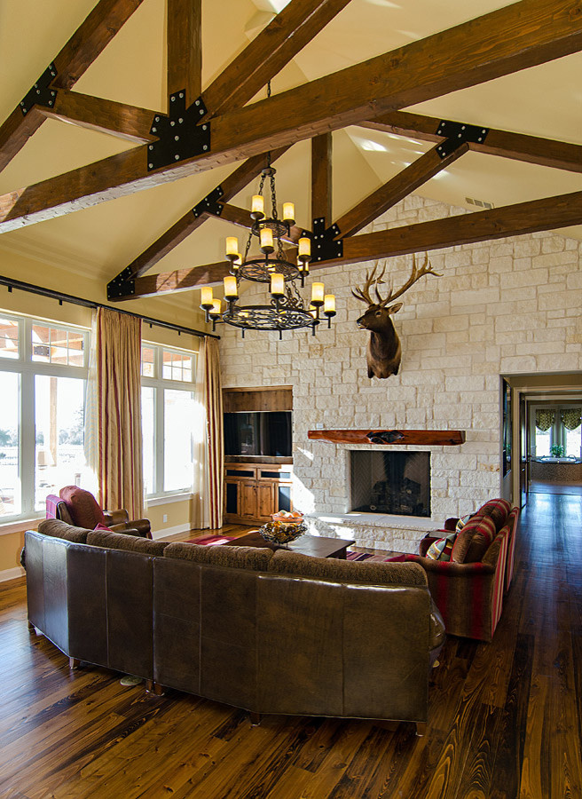 Inspiration for a rustic home in Austin.