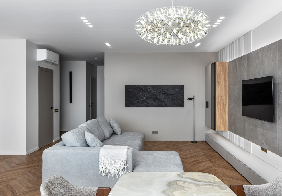 Реализованный проект квартиры 100кв.м в ЖК Атлантис