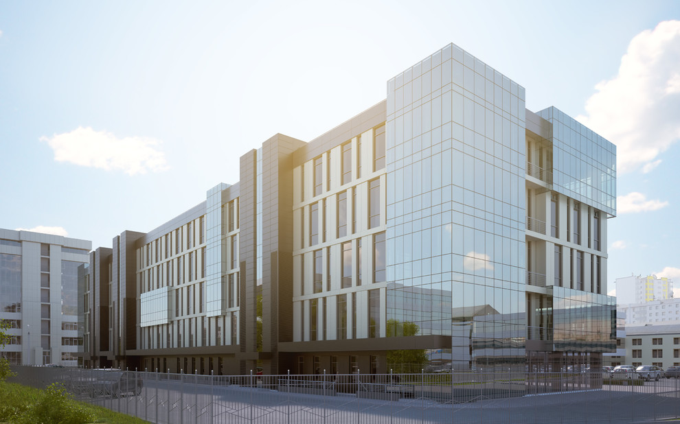 Административное здание со встроенной автопарковкой. Бизнес-центр "ВЕГА"