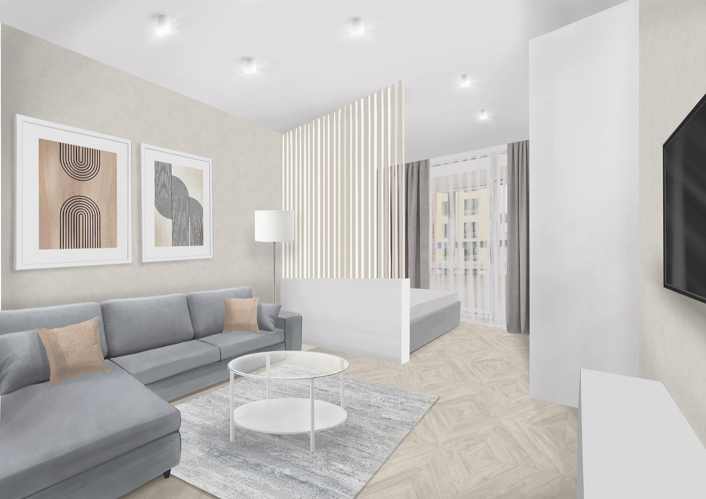 Дизайн-проект однокомнатной квартиры в ЖК Университет