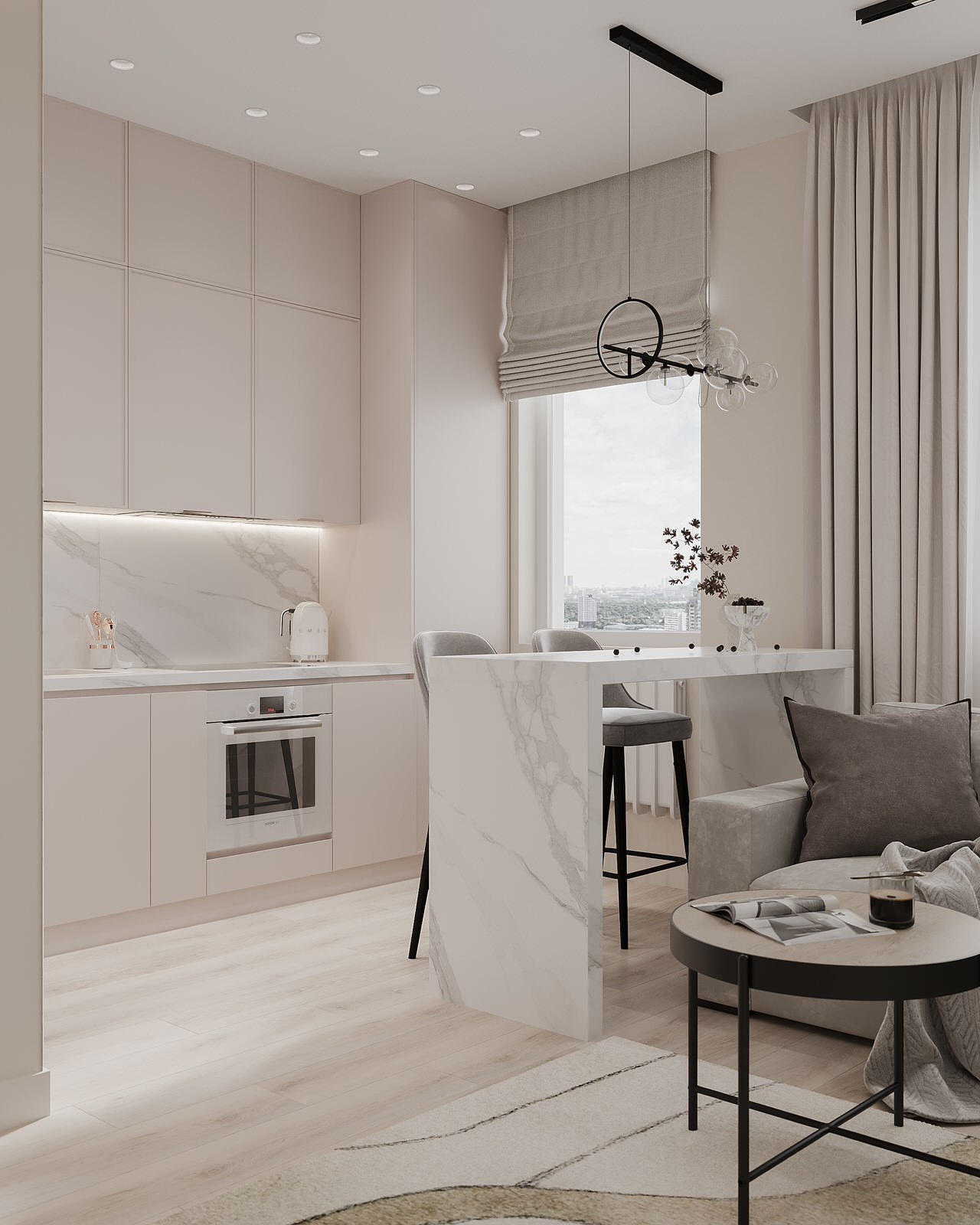 white с террасой