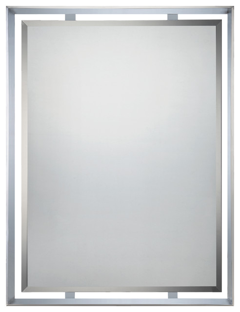Chrome Wall Mirror uptown mirrors in polished chrome - contemporary - wall mirrors Chrome Wall Mirror uptown mirrors in polished chrome - contemporary - wall mirrors