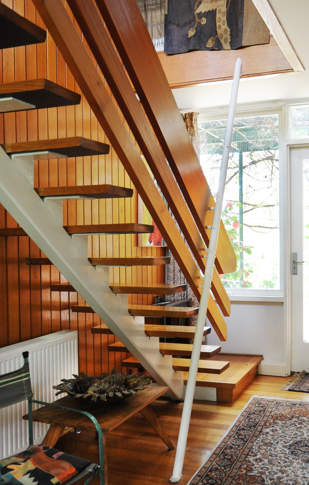 Design ideas for an eclectic staircase in Sydney.