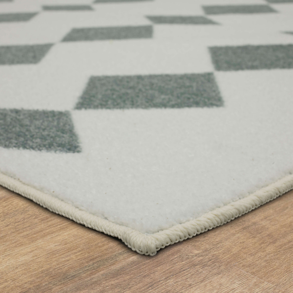 Mohawk Home Eroded Triangles Royal 4' x 6' Area Rug, 5' x 8' Area