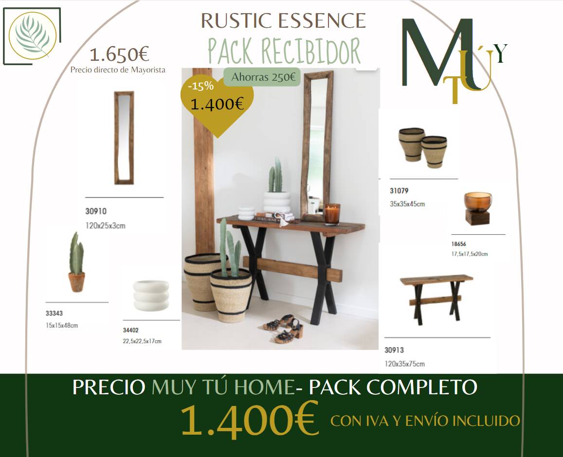 rustic recibidor