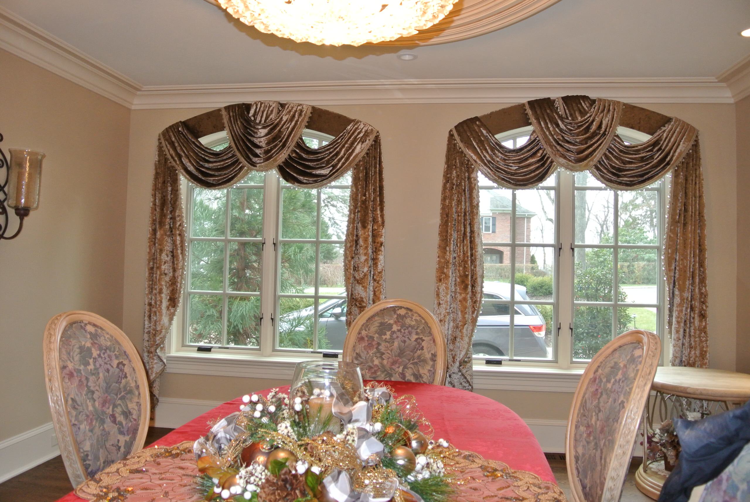 Arched Window Dining Room