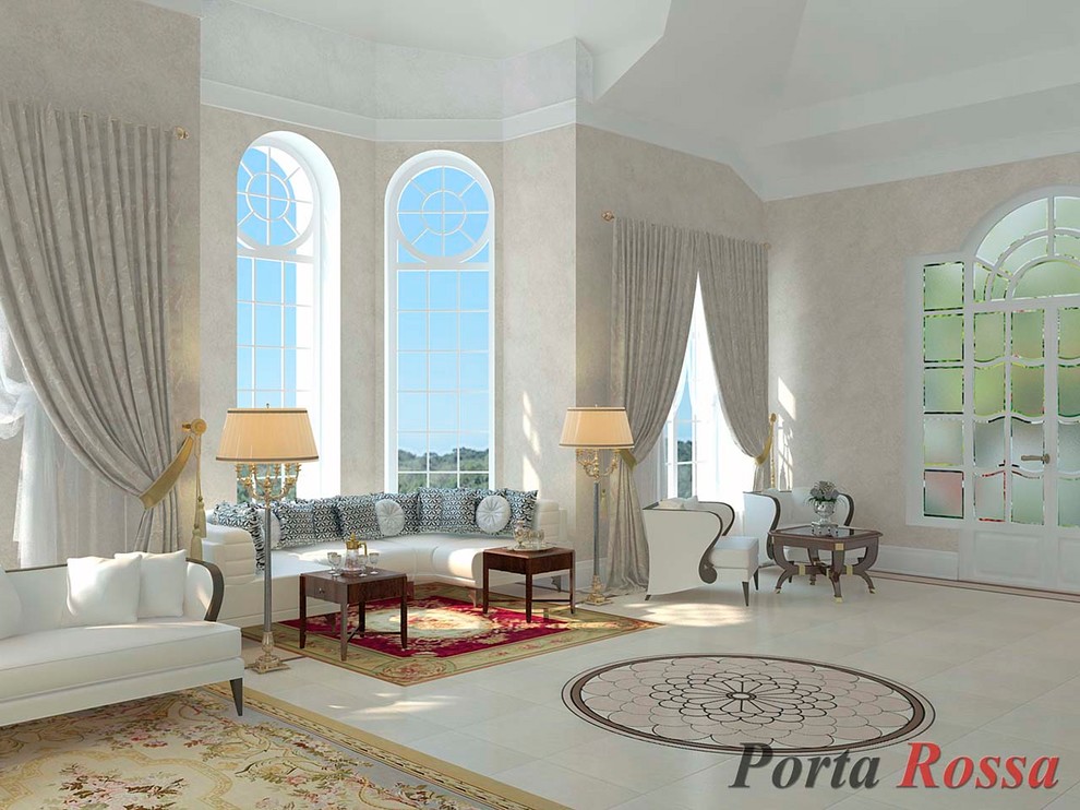 Living-room design in Classical style