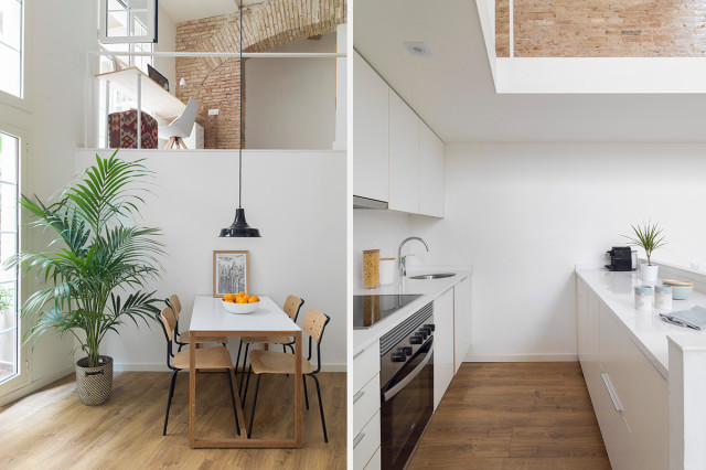 Loft raval scandinavian-kitchen