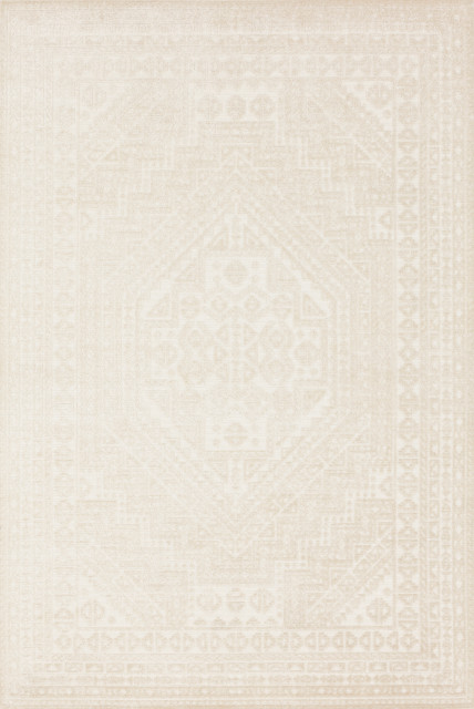 ED Ellen DeGeneres Crafted by Loloi Sonoma Indoor/Outdoor Rug, Ivory, 2'6"x7'6"