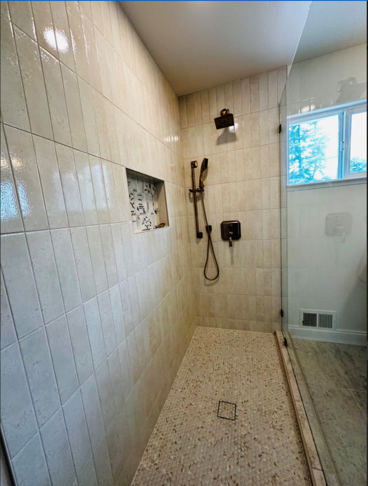 Coastal Grandmillenial Glam Bathroom