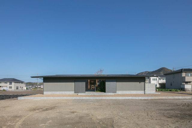 各務原の家 giapponese-moderno-facciata