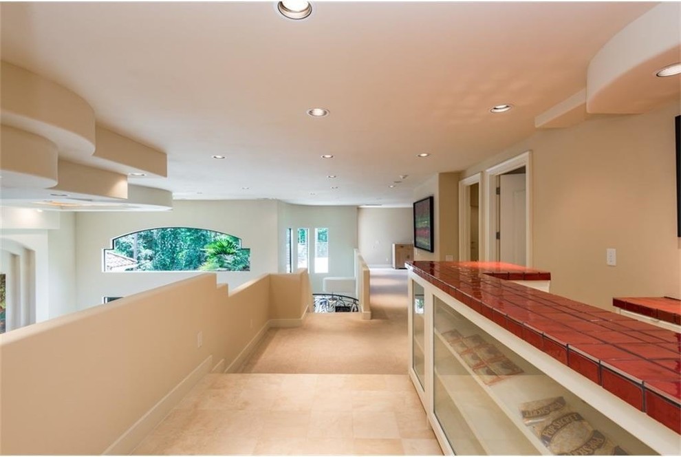 Mediterranean Inspired, Contemporary Home Build | Home Theatre & Pool