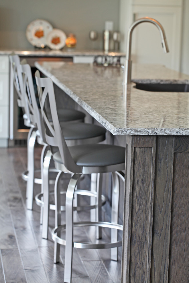 Transitional kitchen photo in Toronto