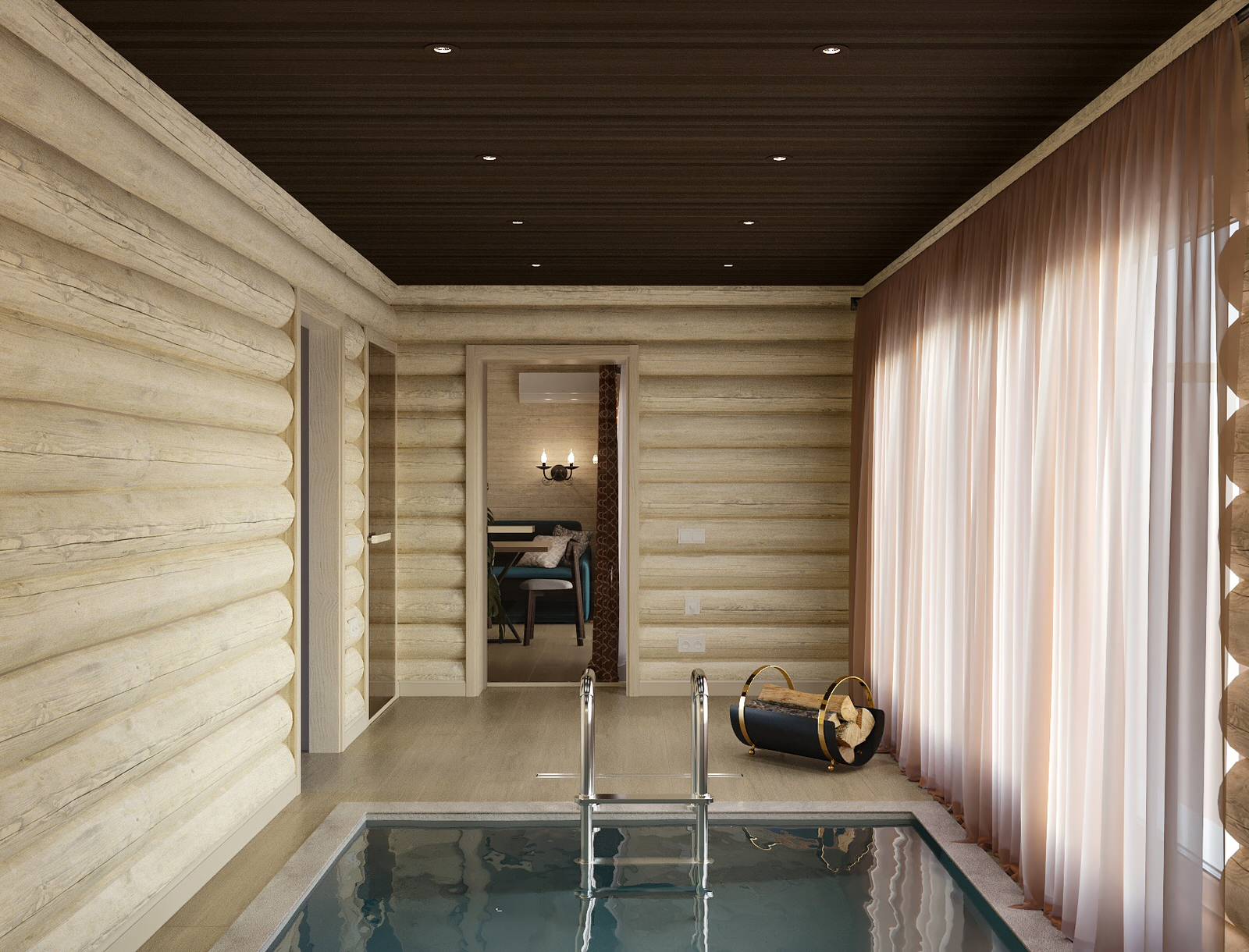 Интерьер банного комплекса