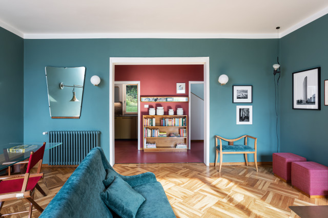 50's ITALIAN LAKE HOUSE retro-salon