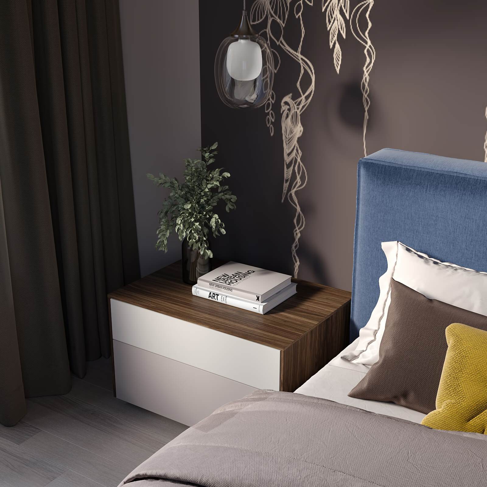 ЖК Серебряный Парк. Мастер-спальня