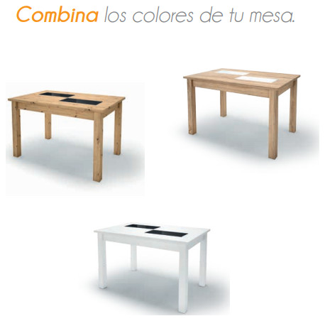 Mesas Comedor Extensible Detalle Cristal