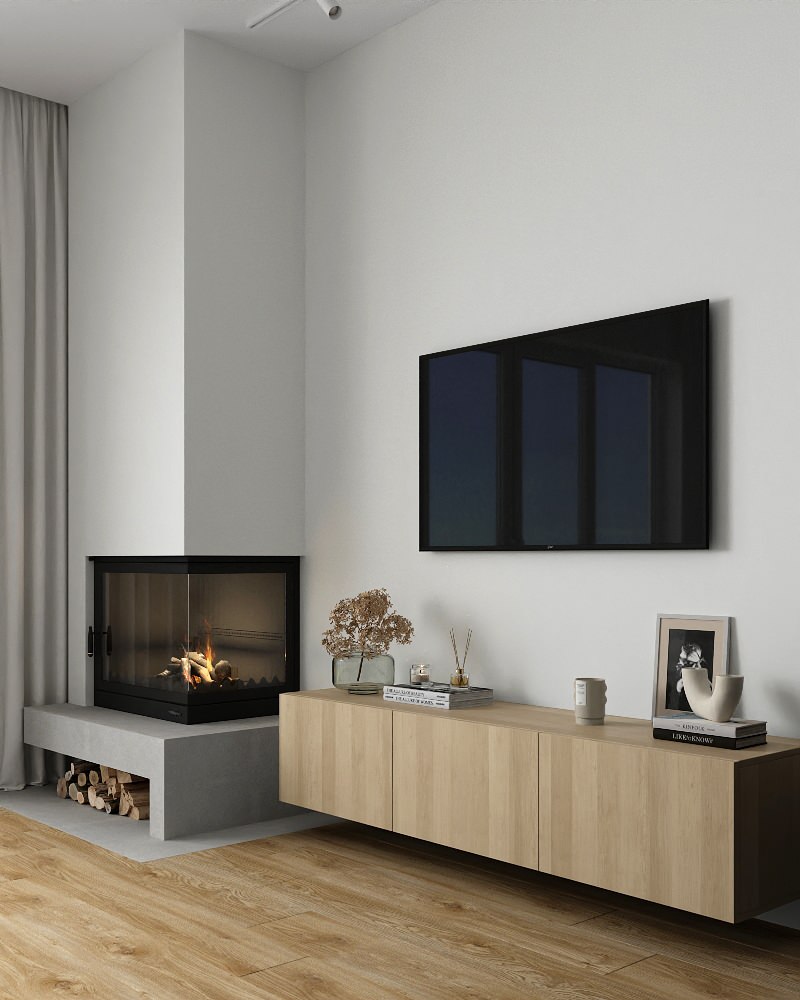 Кухня-гостиная в частном доме