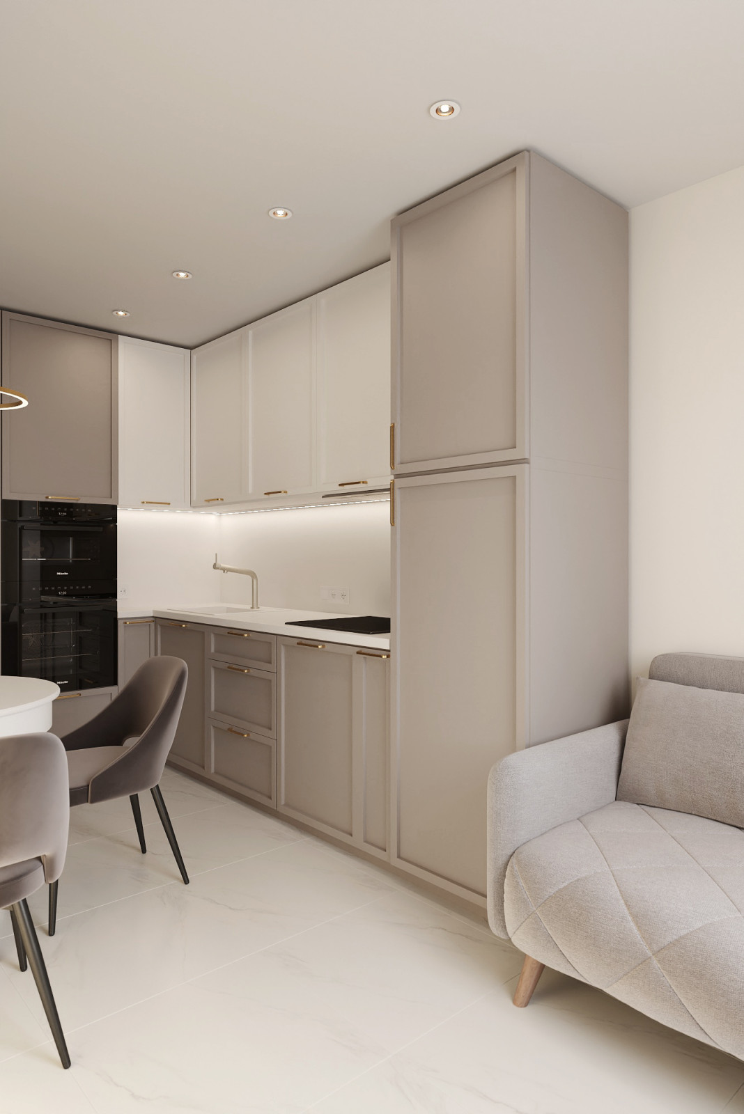 Однокомнатная квартира 40 м2