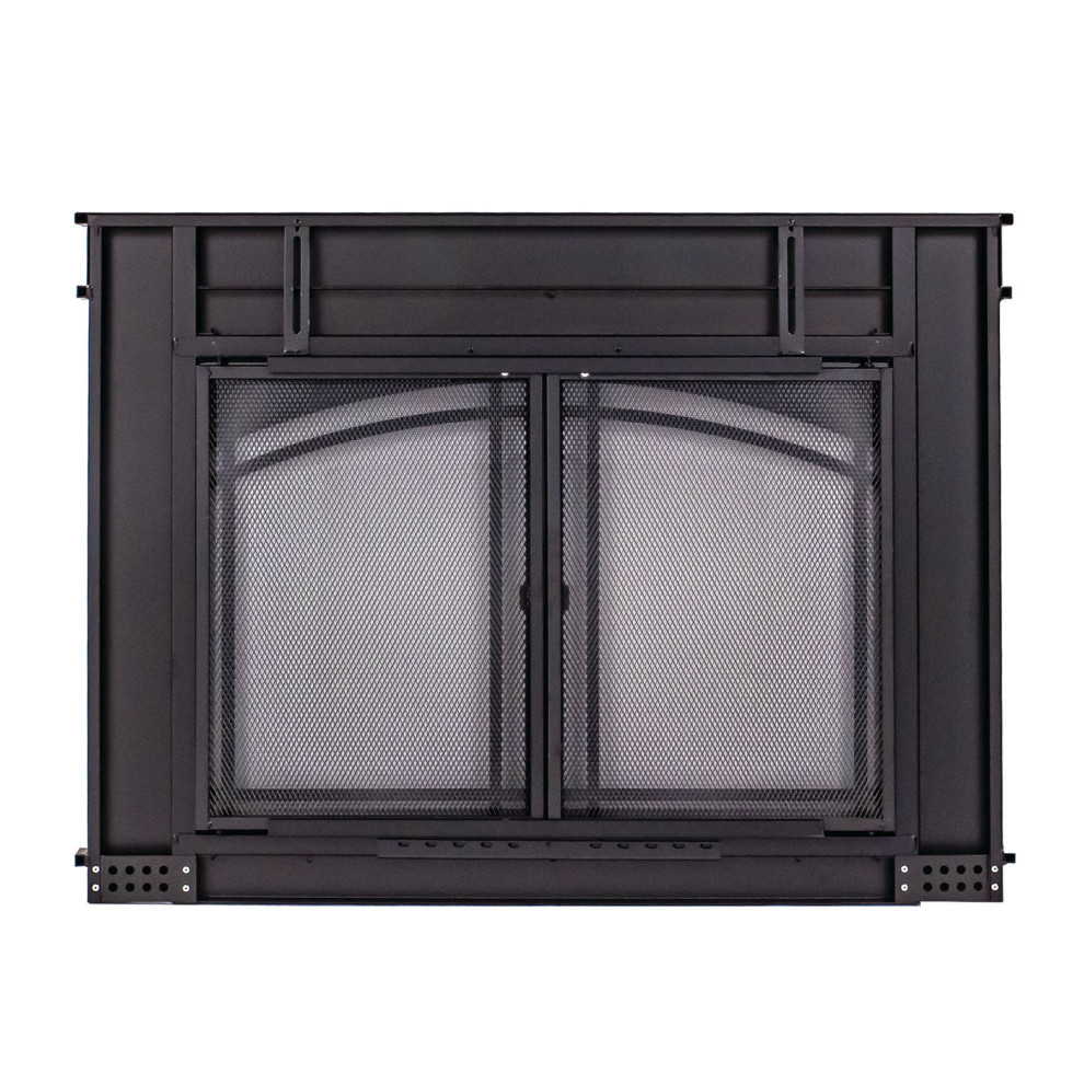 Pleasant Hearth Fenwick Collection Fireplace Glass Door, Large