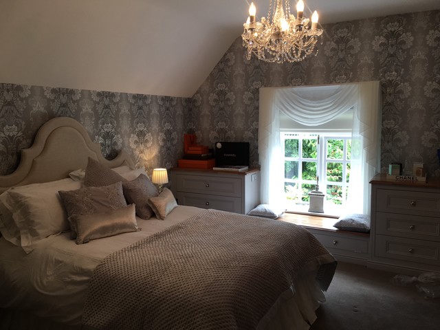 Wallpaper, Kent contemporary-bedroom