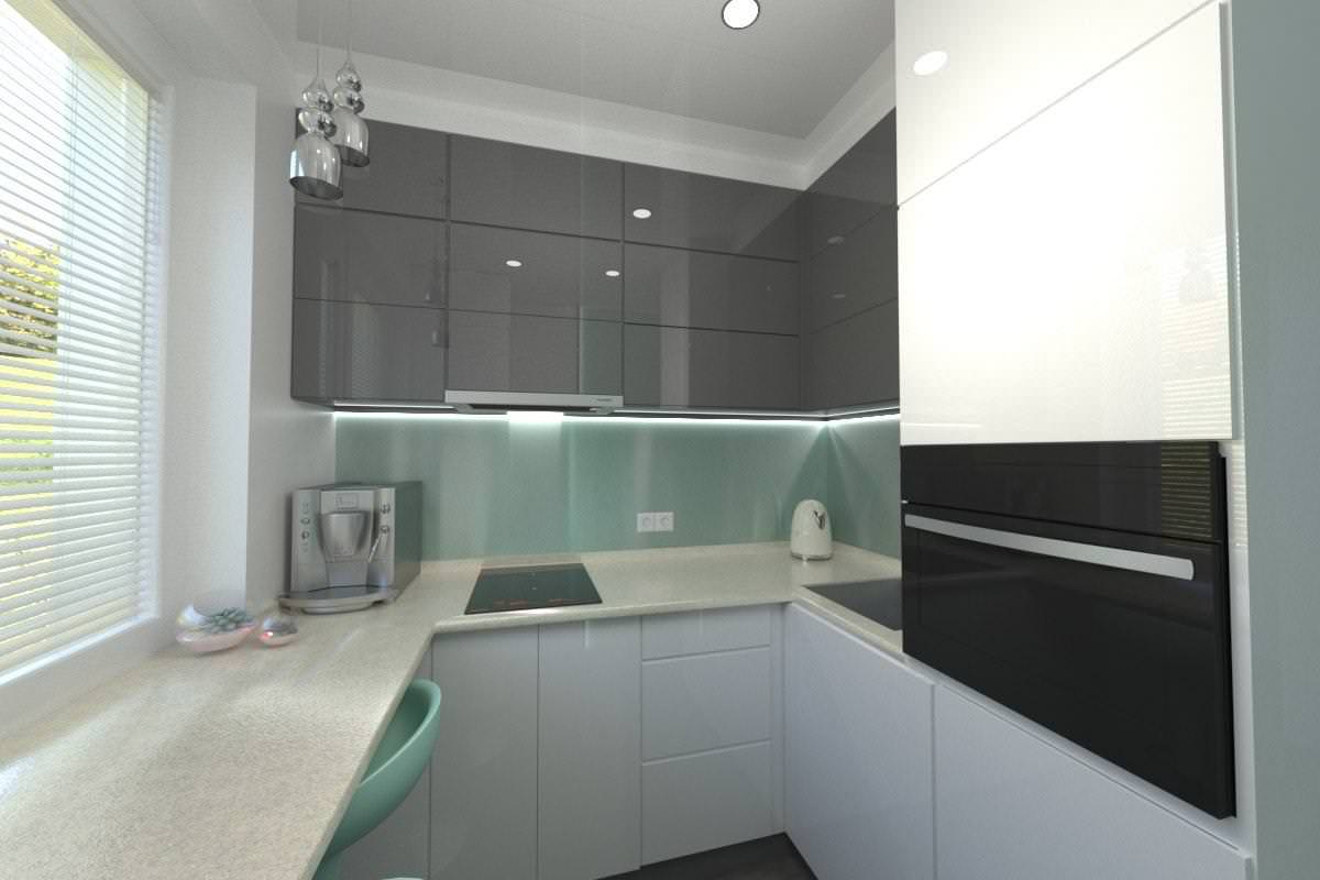 Мятная карманная кухня