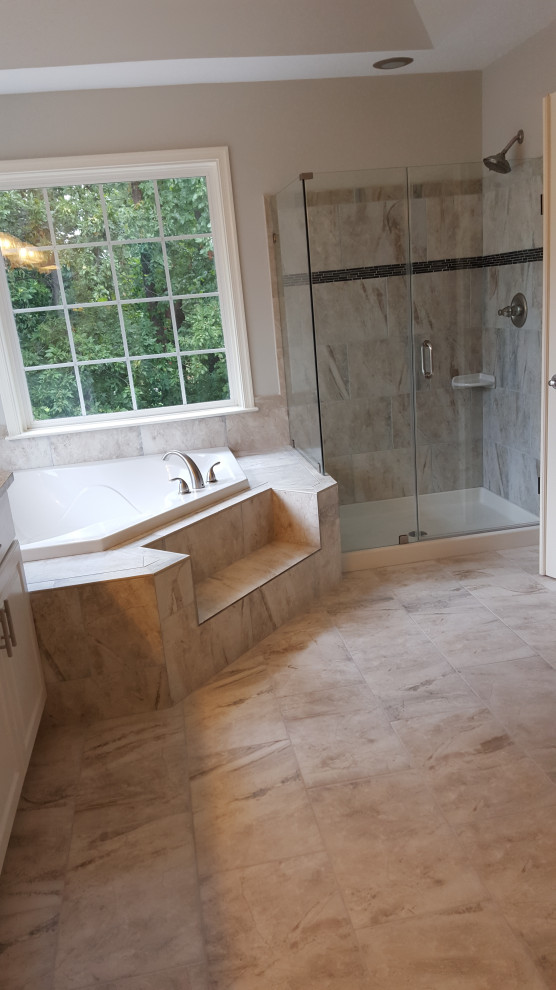 Example of a transitional bathroom design in DC Metro