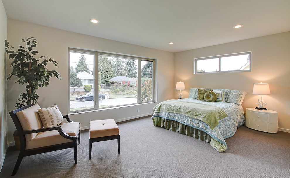 Inspiration for a transitional bedroom remodel in Seattle
