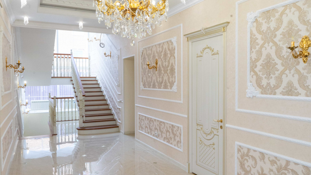 Проект 3 - Облицовка монолитной лестницы дубом на заказ