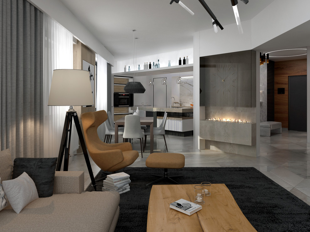 Дизайн-проект трехкомнатной квартиры в современном стиле г.Иркутск