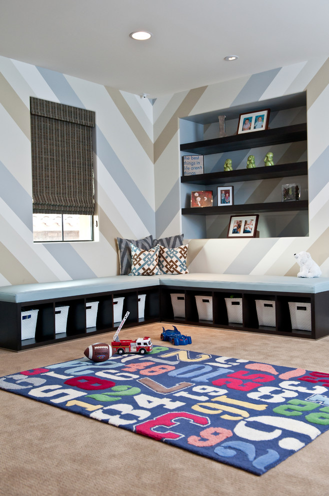 Photo of a contemporary kids' playroom in Phoenix.