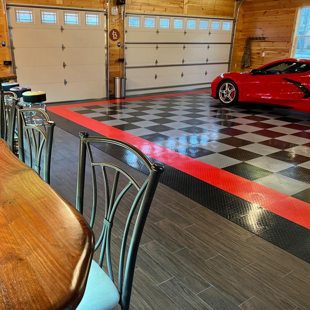 Home Garage transforms with RACEDECK® Garage Flooring Garage St