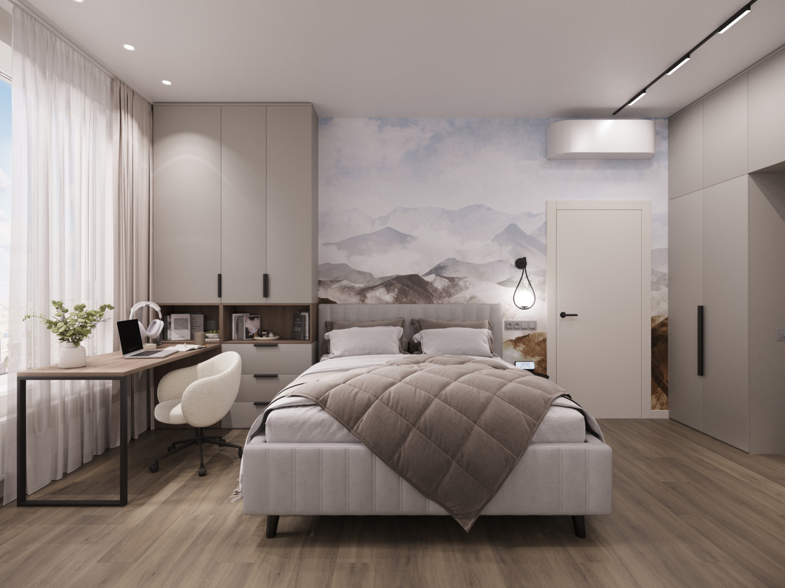 Дизайн интерьера 3х-комнатной квартиры с двумя детскими