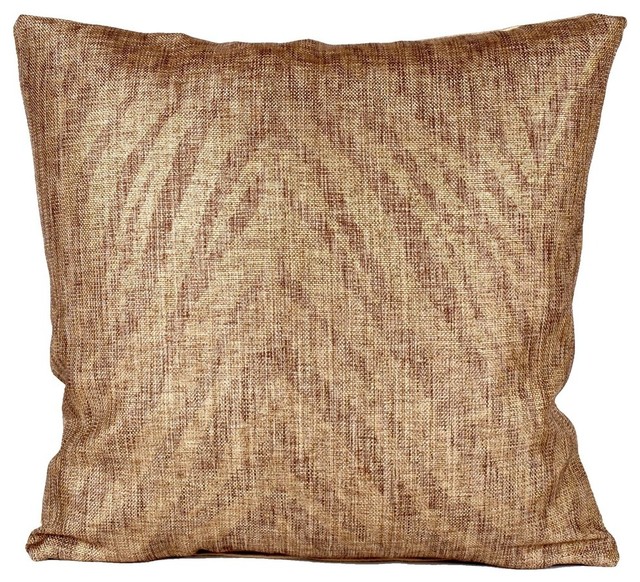 Golden Zebra 90/10 Duck Insert Pillow With Cover, 16x16